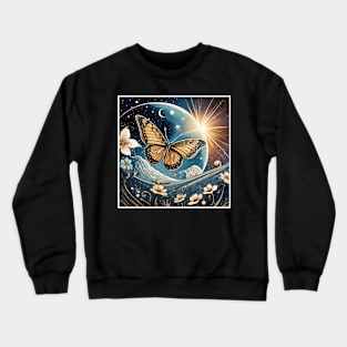 Cosmos Butterfly Crewneck Sweatshirt